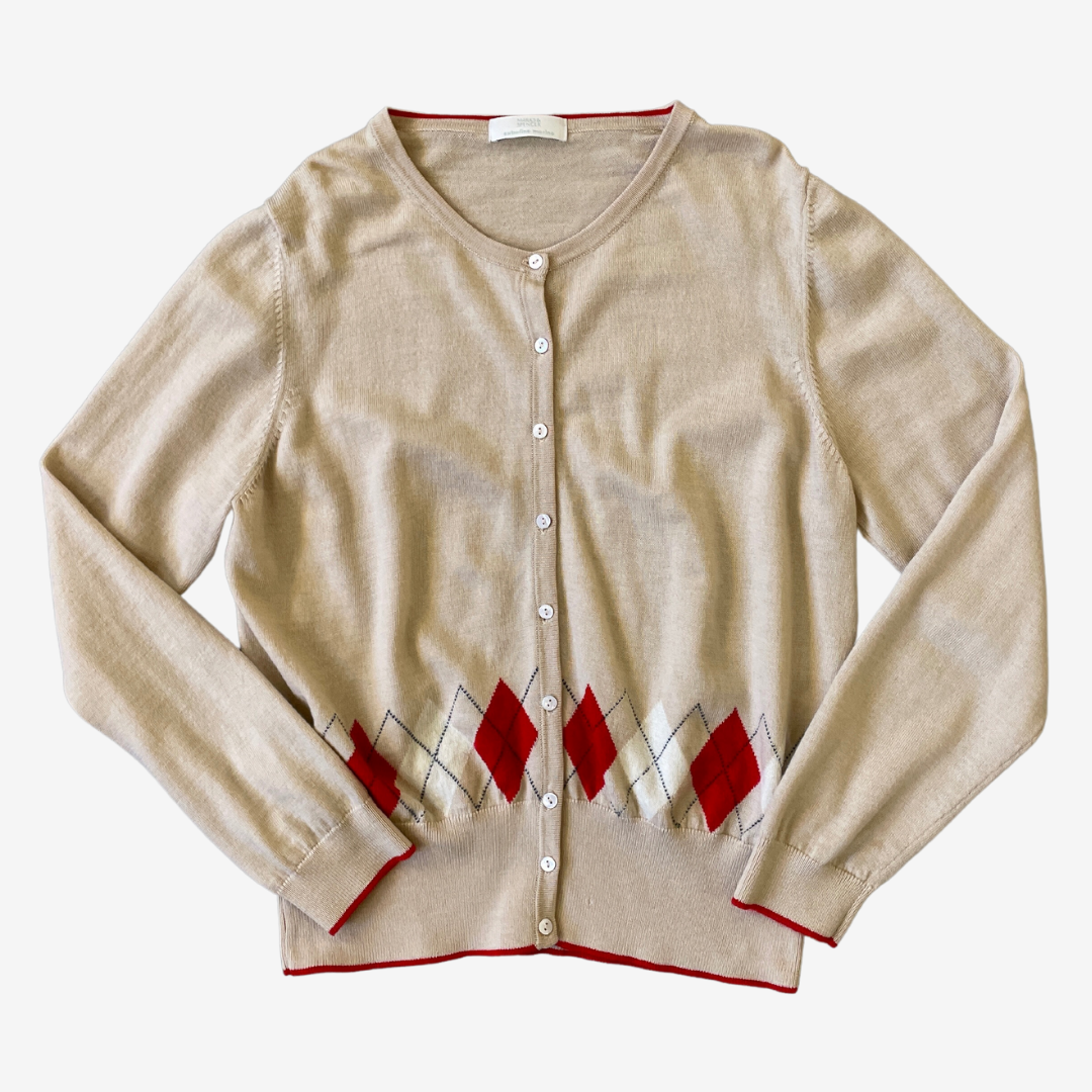 Size Medium Marks & Spencer's Beige Cardigan