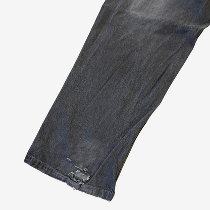 38W 34L Carbon Black Denim Jeans