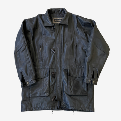 Size XL Black Leather Jacket