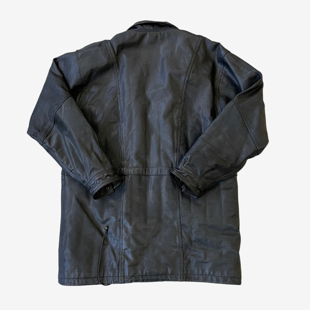 Size XL Black Leather Jacket