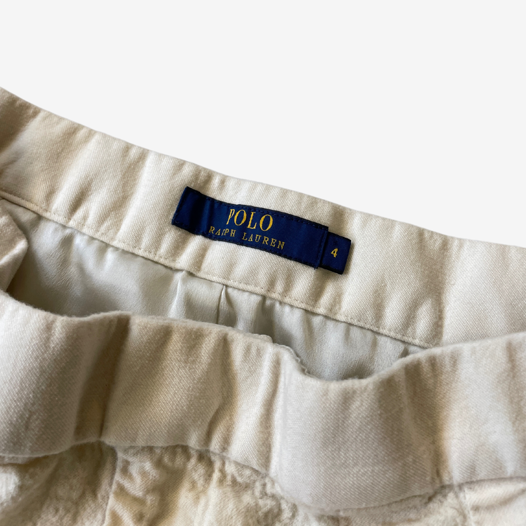 26W 26L Polo Ralph Lauren Cream Trousers