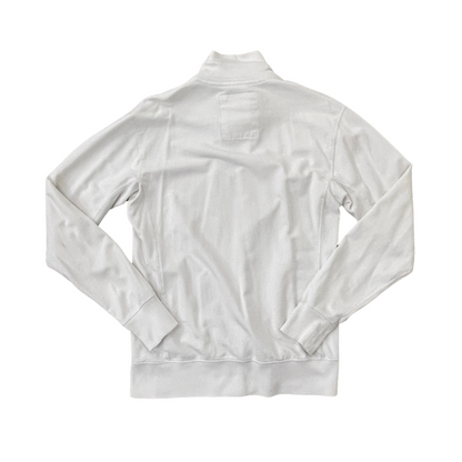 Size Large G-Star White Zip-Up Sweatshirt