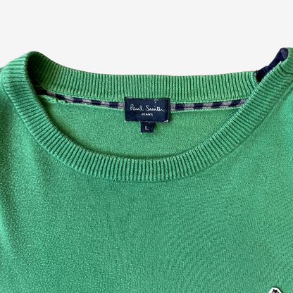 Size Large Paul Smith Green Knit Jumper