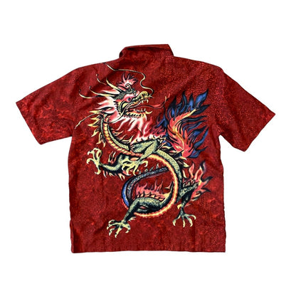 Size XL Y2K Dragon Shirt