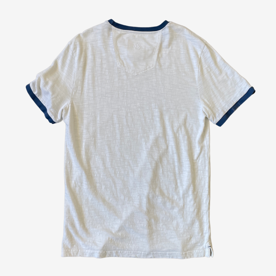 Size Medium Fat Face Surf White T-Shirt