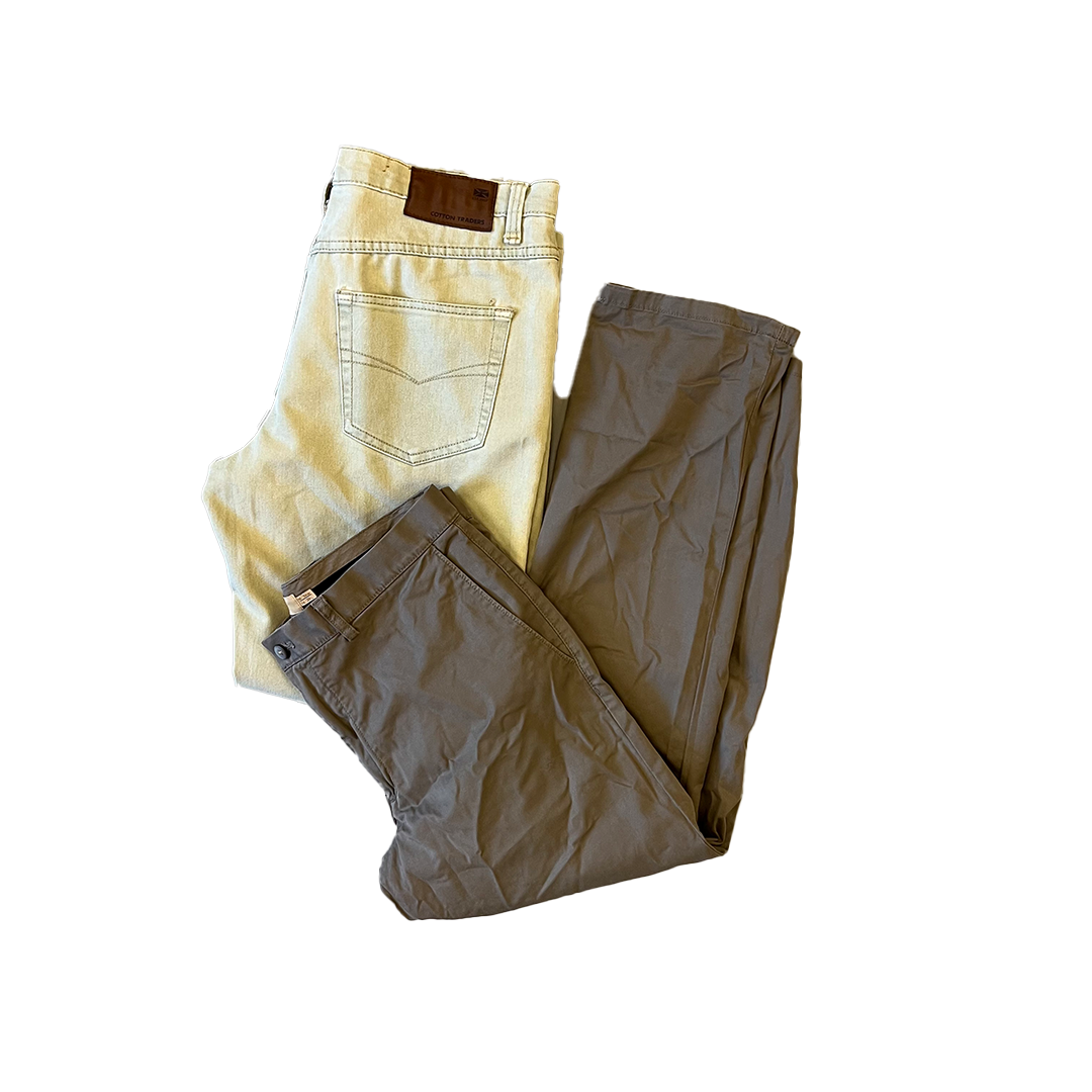 Gully's Reseller Bundles -  Men's Casual Trousers (Grade A/B)