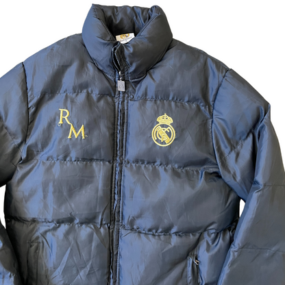 Size Small Real Madrid Black Puffer Coat