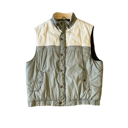 Size 2XL Green/Cream Gilet