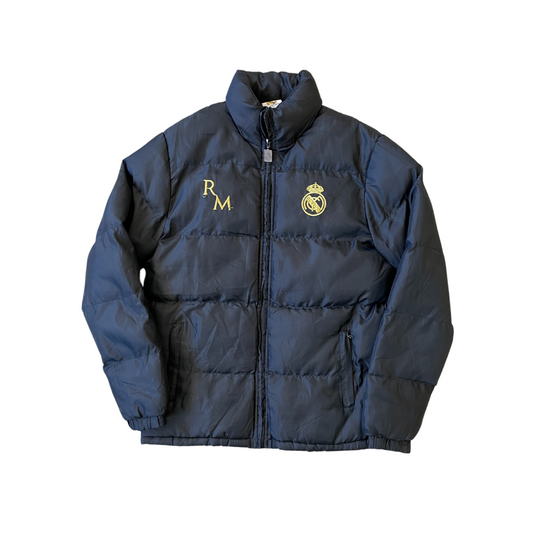 Size Small Real Madrid Black Puffer Coat