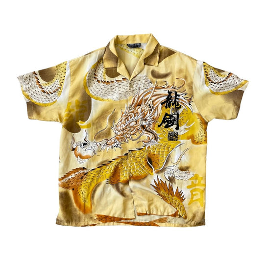 Size XXL Y2K Dragon Shirt
