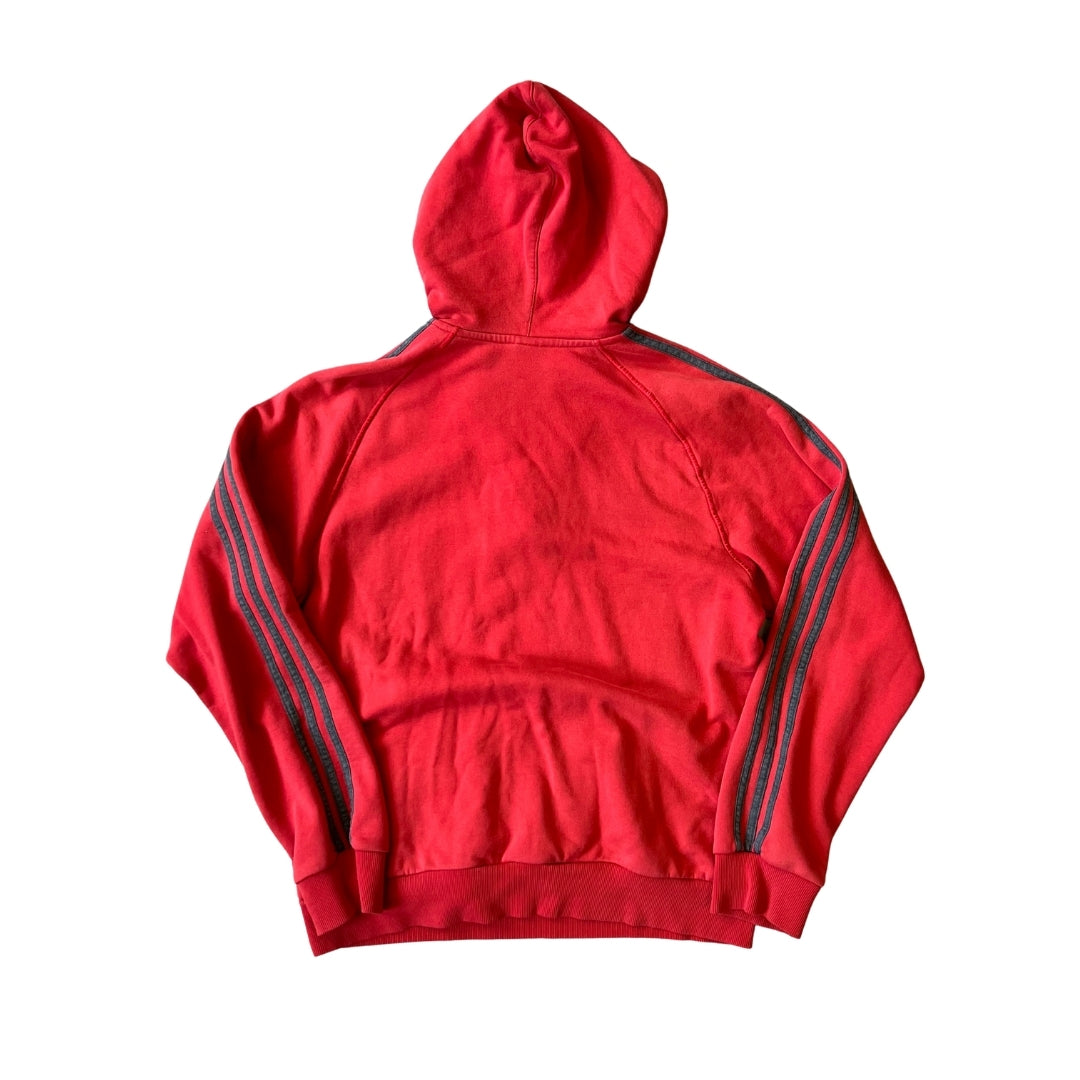 Size Large Adidas 1/4 Zip Red Hoodie