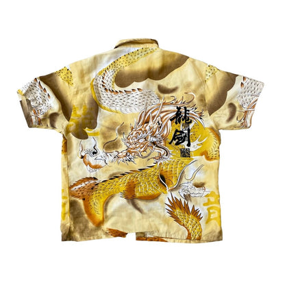 Size XXL Y2K Dragon Shirt