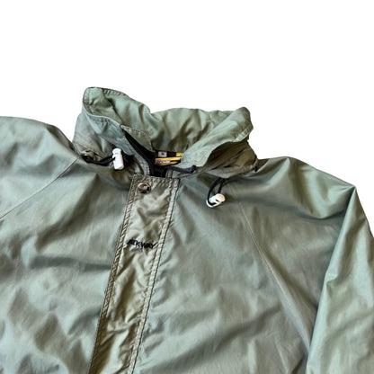 Size Medium K-Way Green Rain Proof Jacket