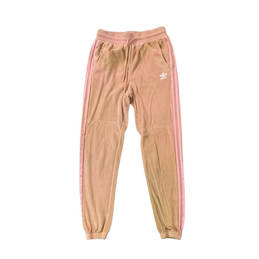 Women's Size 8 Small Adidas Pink Velour Bottoms