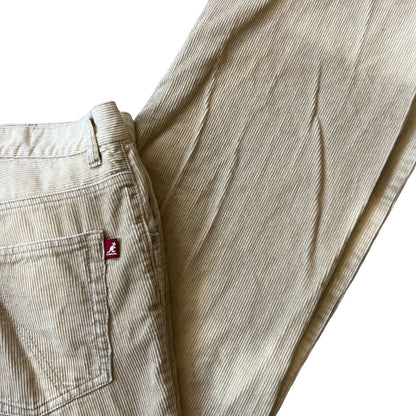 38W 32L Kangol Beige Corduroy Trousers