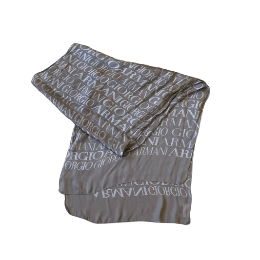 Women's Armani Grey Scarf