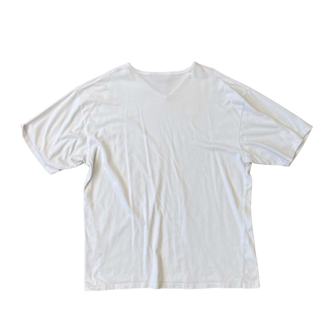 Size XL Kangol V-Neck White T-Shirt