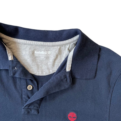 Size Medium Timberland Navy Slim Fit Polo