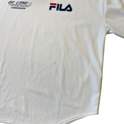 Size Large Vintage Fila Cream Football Shirt