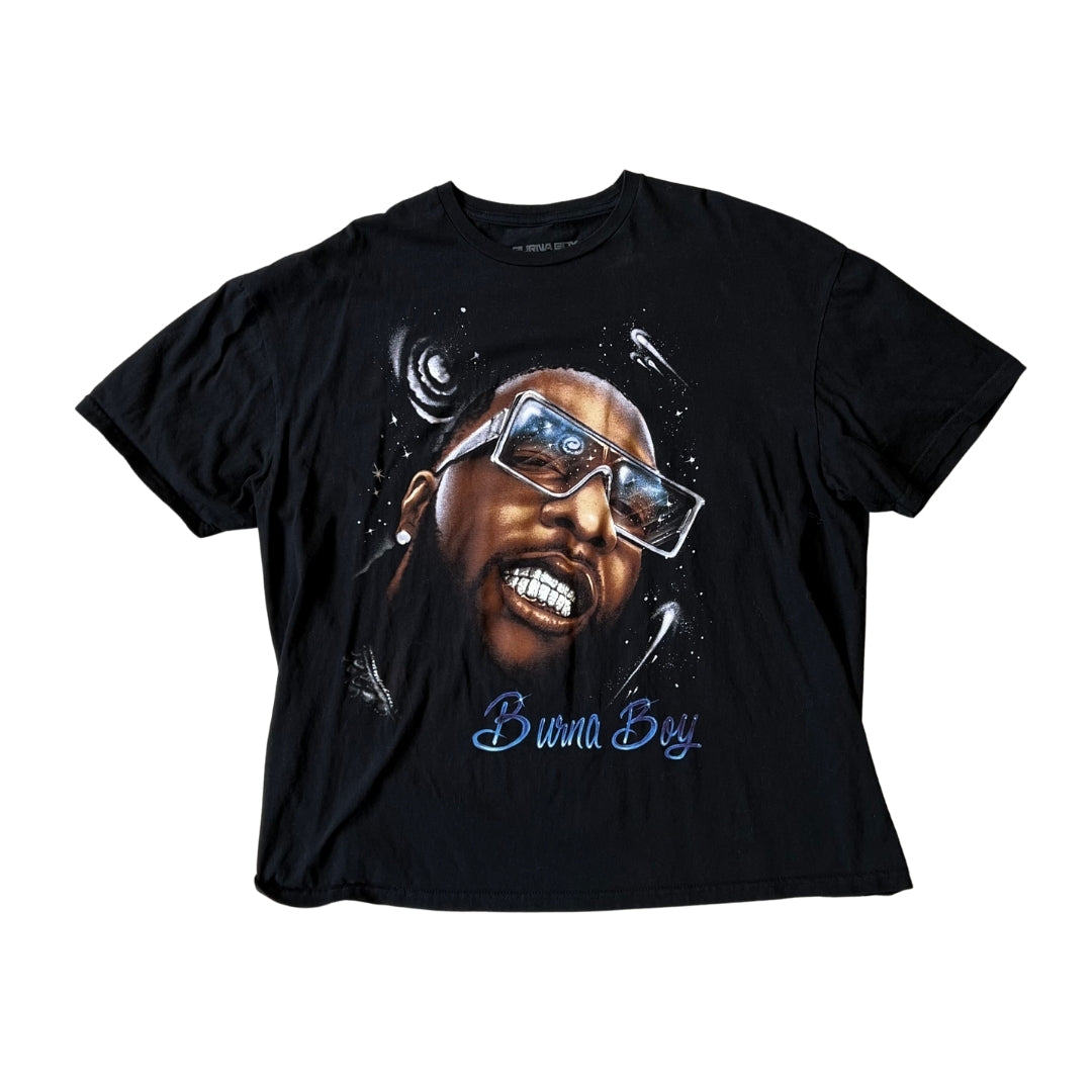 Size Medium Burna Boy Black T-Shirt