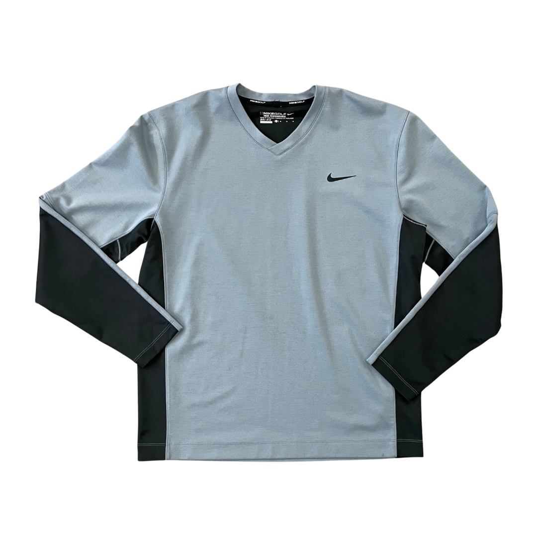 Size Medium Nike Golf V-Neck Blue Sweatshirt