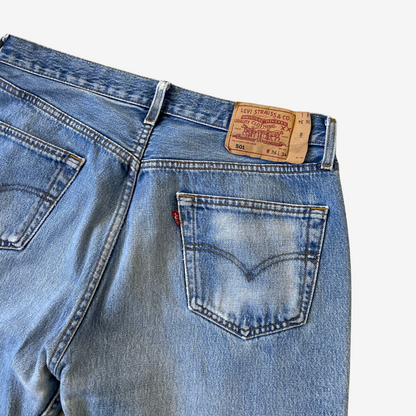 36W 34L Levi's 501 Blue Denim Jeans