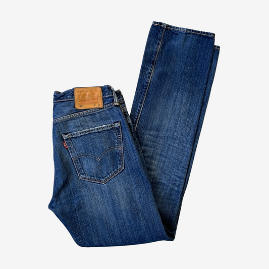 31W 34L Levi's 501 Blue Denim Jeans