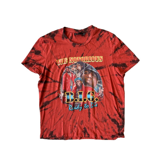 Size Medium The Notorious B.I.G Red Graphic T-Shirt