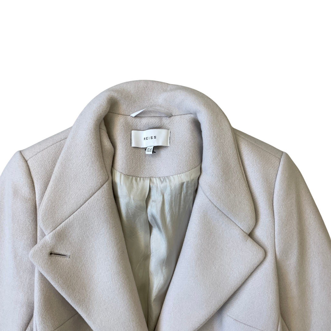 Women's XS Reiss Cream Coat