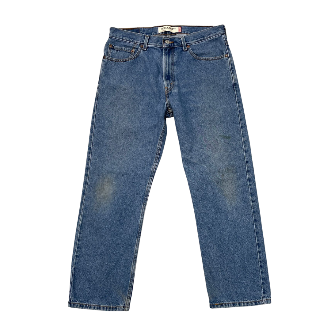 34W 29L Levi's 505 Regular Fit Denim Jeans