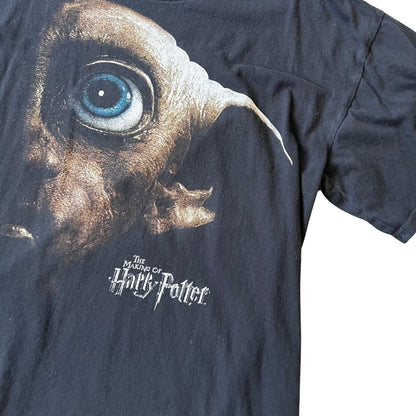 Size Large Dobby Harry Potter Black T-Shirt