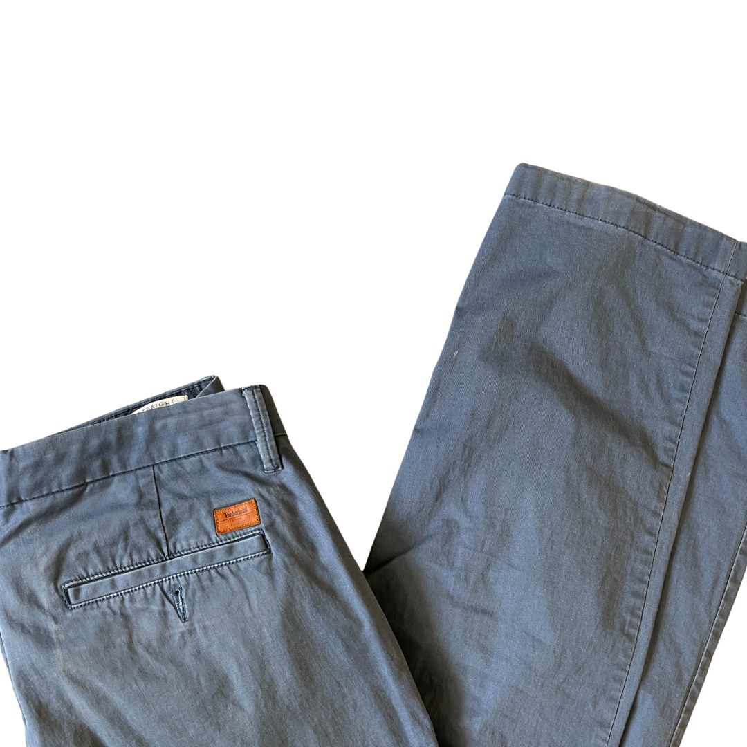 34W 34L Timberland Blue Trousers