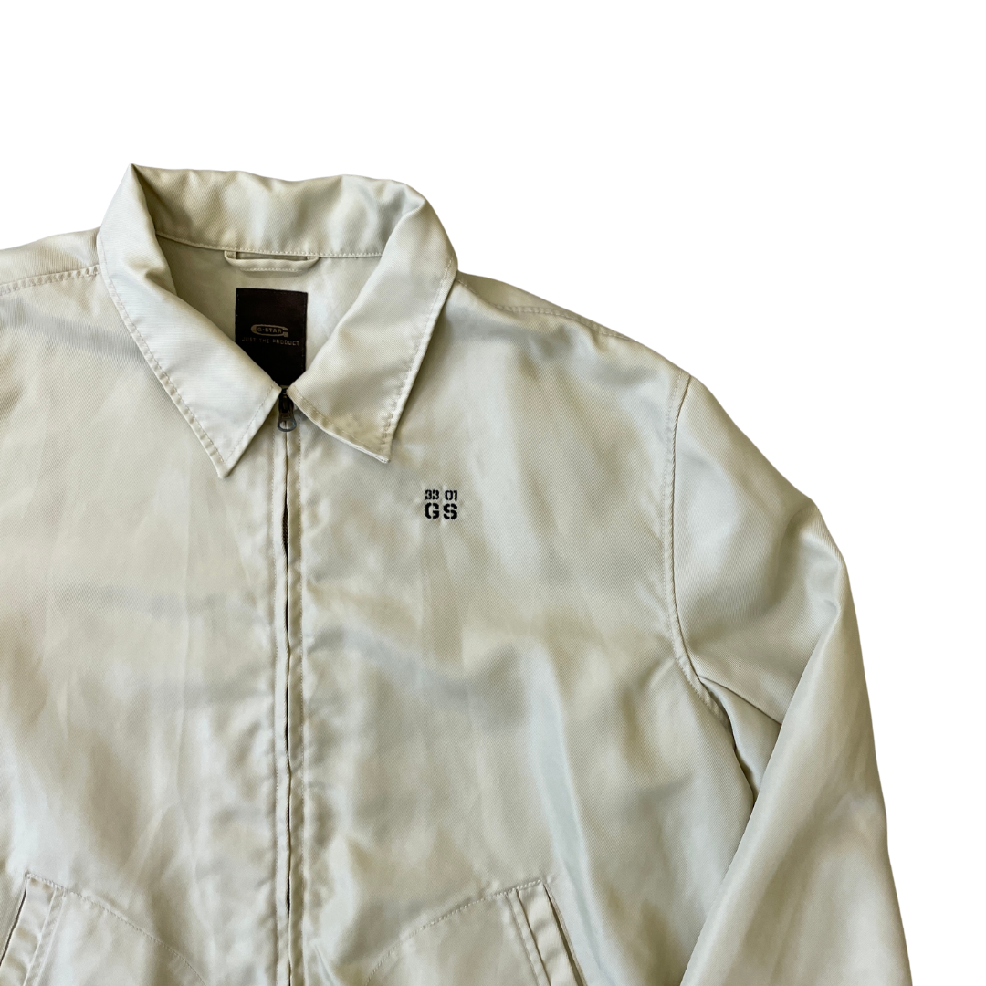 Size XL G-Star Cream Zip Up Jacket