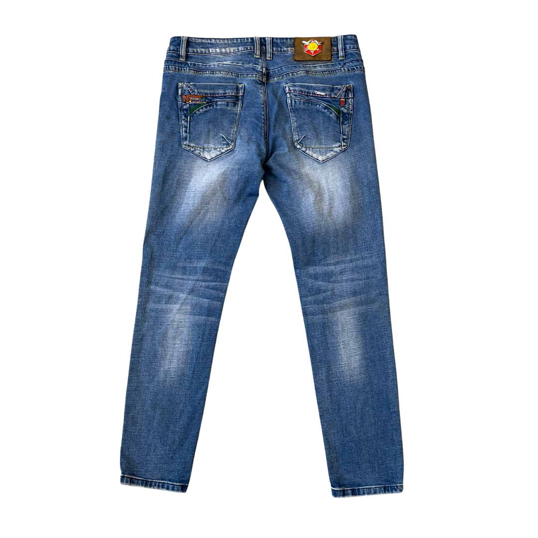 36W 34L Viking Eno Blue Denim Jeans