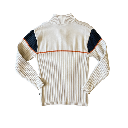 Size Medium Angelo Litrico Cream 1/4 Zip Knit