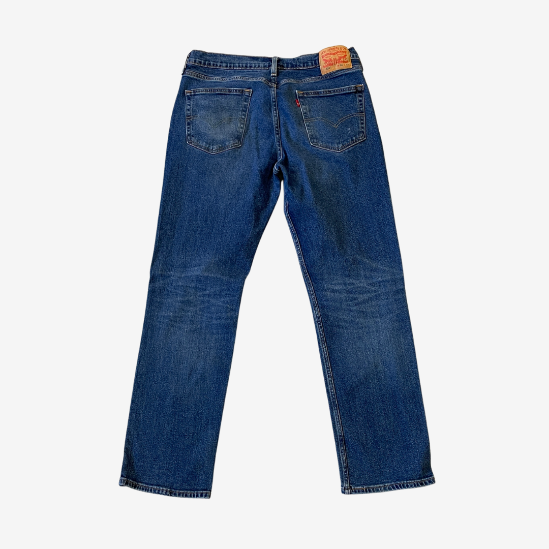34W 32L Levi's 514 Blue Denim Jeans