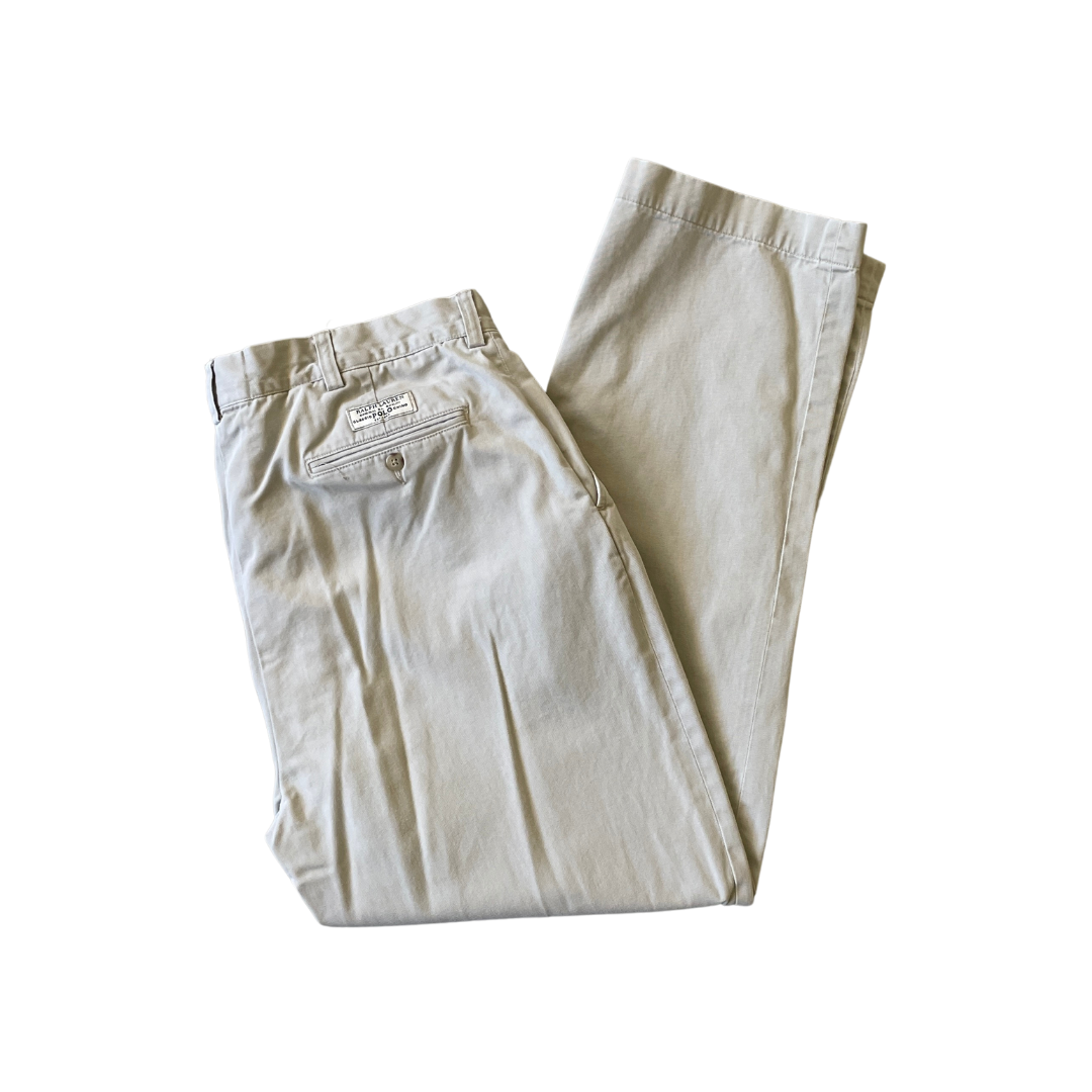 38W 31L Ralph Lauren Chino Beige Trousers