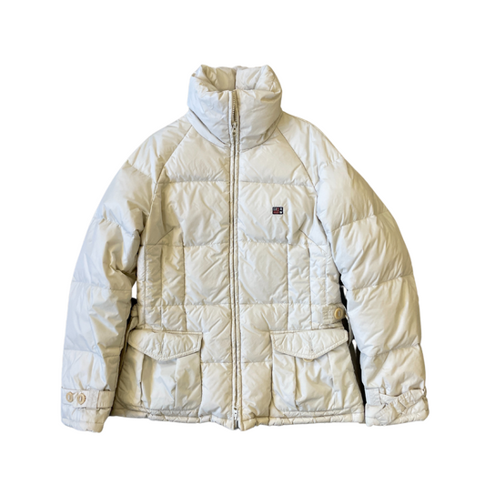 Women's Medium River Woods Cream Puffer Coat