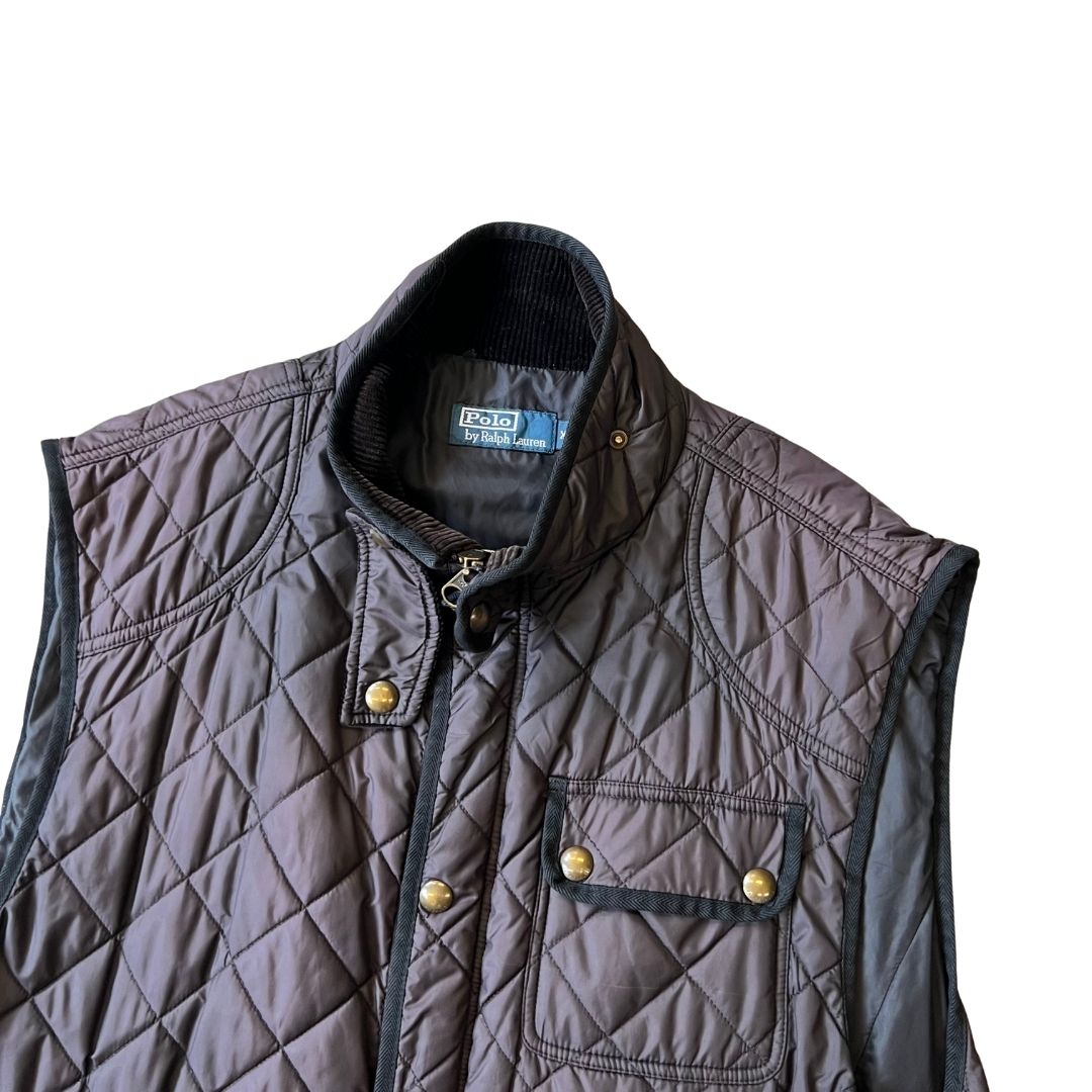 Size XXL Ralph Lauren Brown Quilted Gilet