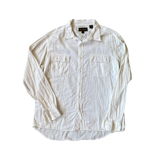 Size XL Timberland White Shirt