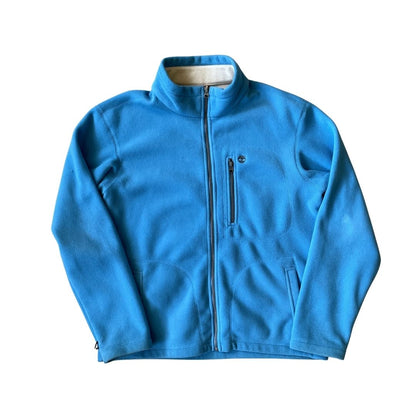 Size Large Timberland Blue Zip-Up Fleece