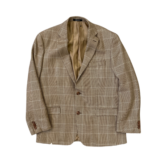 Size Medium Ralph Lauren Beige Dogtooth Jacket