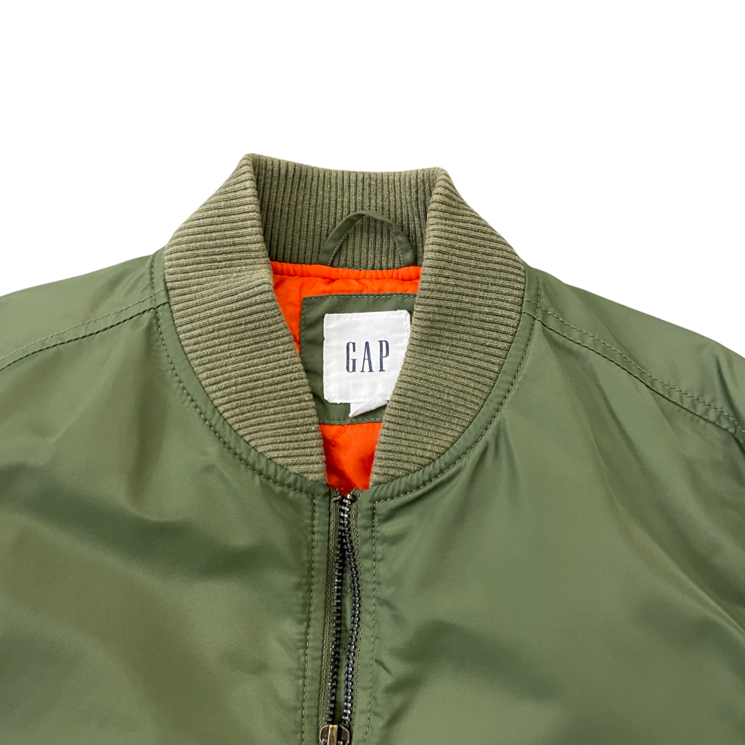 Size XS Gap Green A1 Bomber