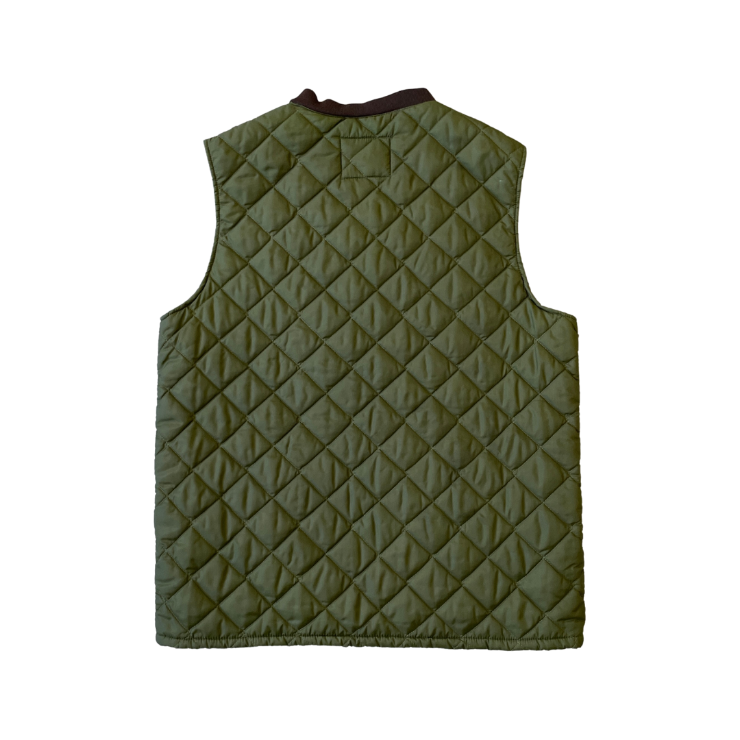 Size Large Dickies Quilted Green Gilet