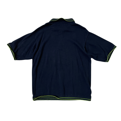 Size Large IQ Navy 1/4 Zip Knit