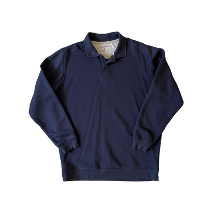 Size Large James Pringle 1/4 Button Navy Sweatshirt