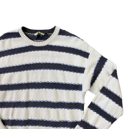 Size Medium Ocean Tabaho Striped Jumper