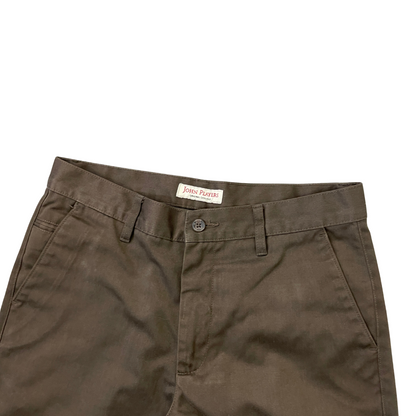 30W 30L John Players Brown Trousers