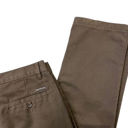 30W 30L John Players Brown Trousers