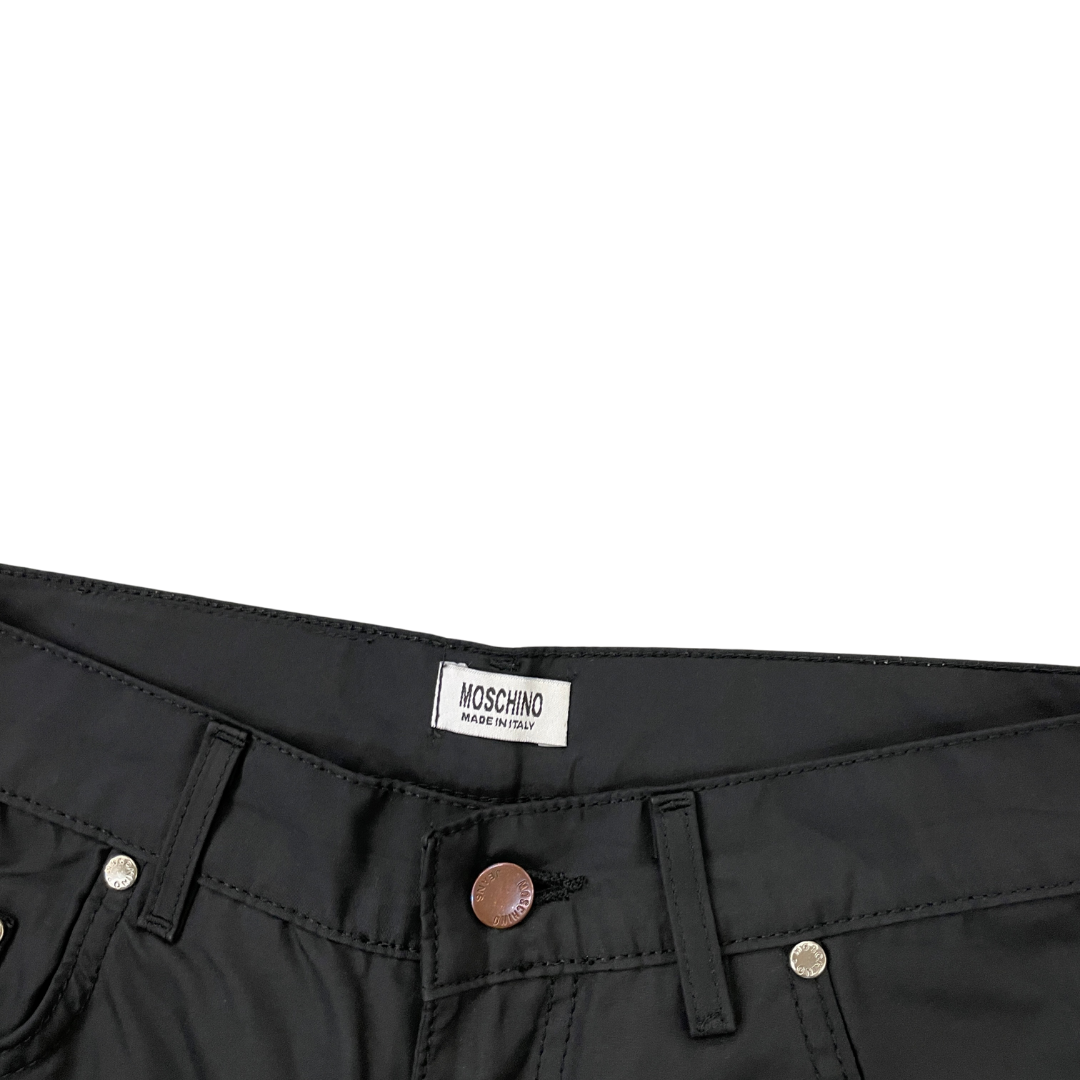 32W 29L Moschino Black Trousers